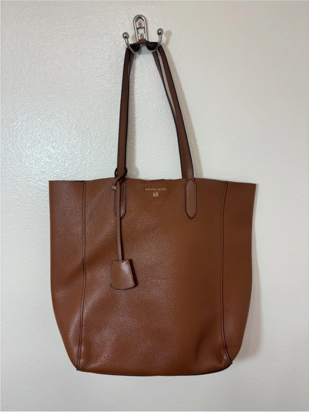 Michael Kors Tan Pebbled Leather Tote - Picture 2 of 12